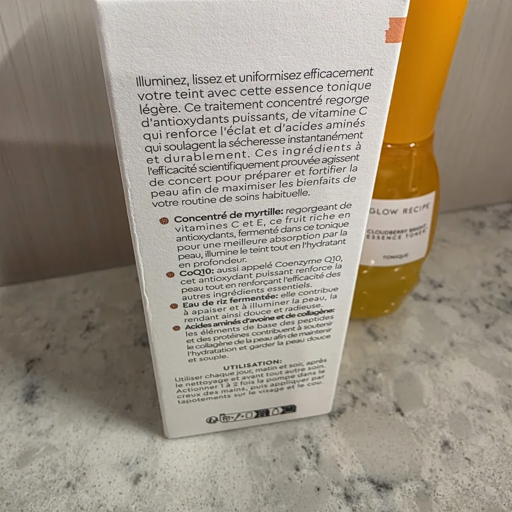 Glow Recipe Cloudberry Bright Essence Toner 30 ML NIB